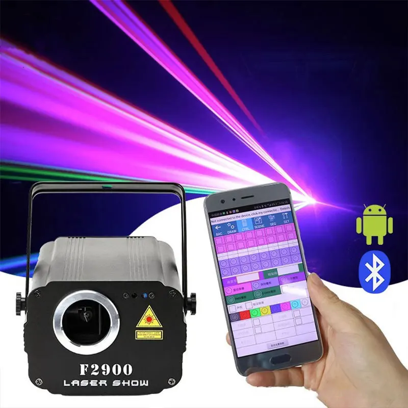 

Портативный проектор для сценического освещения, трансграничный, для KTV, атмосферный, с мигающим светом, лучом, полноцветной анимацией, лазерный свет