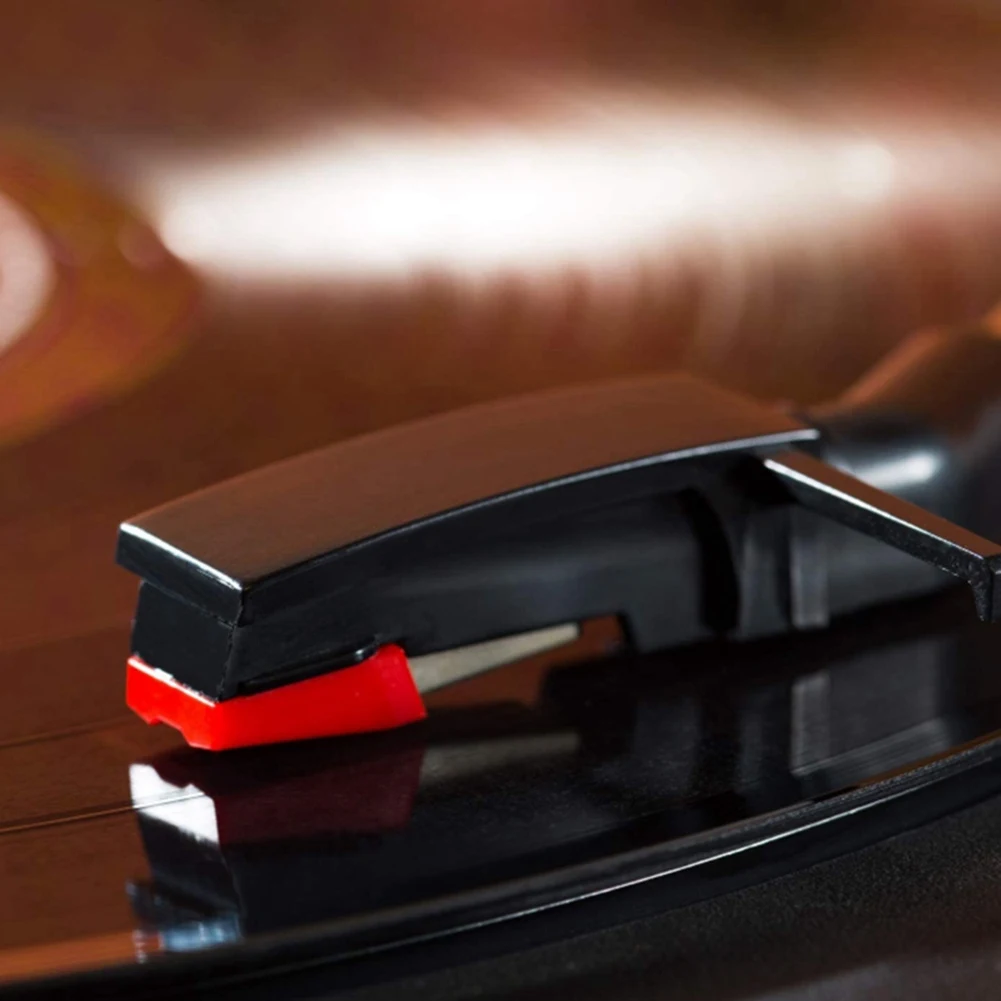3 buah jarum pemutar rekaman Stylus pengganti untuk LP meja putar Phonograph perekam pemutar gramofon Aksesori