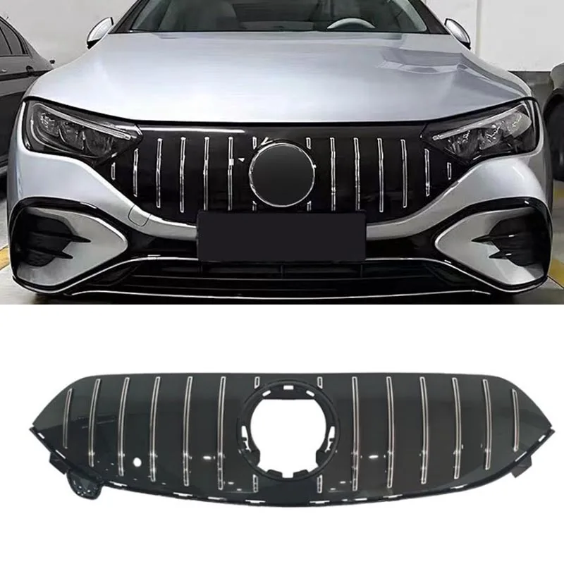 

Front Bumper Grille Grills For Mercedes-Benz EQS Class W297 2022 2023 2024 EQS450 EQS580 EQS53 4 Door ABS grill