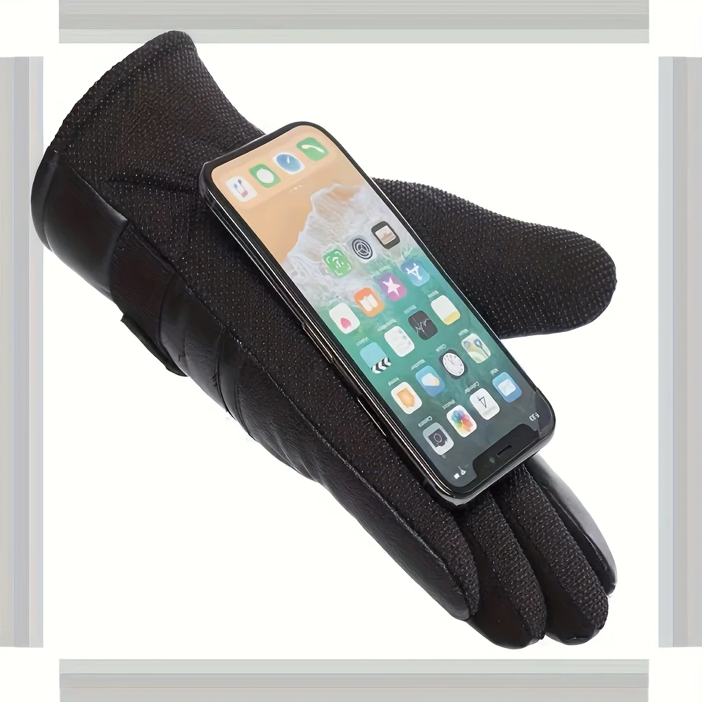 Dicke, warme, winddichte und kältebeständige Winterhandschuhe, bequeme Outdoor-Fahrrad- und Motorradhandschuhe, vielseitiges Winterzubehör. – Detail 4