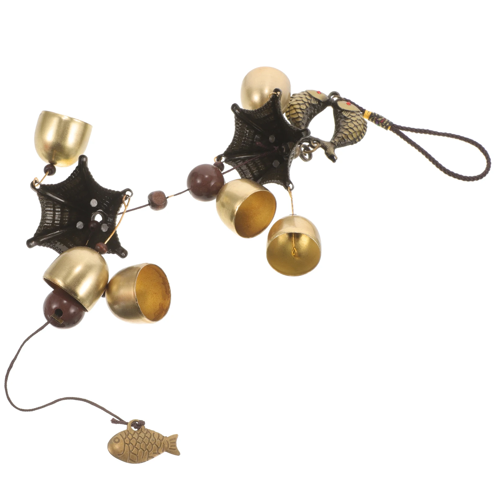 

Pisces Wind Bell Japanese Chime Traditional Garden Hanging Ornaments Chimes for outside Window Decorate