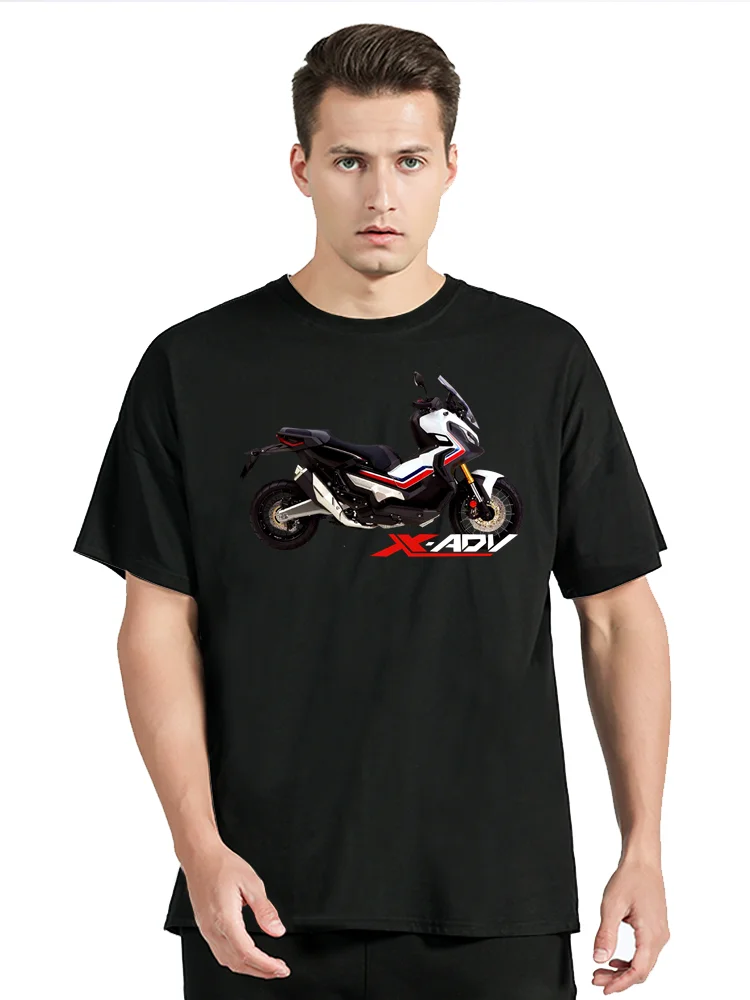 New Japanese Motorcycles Motorrad X-ADV X ADV T-shirt Cotton Men's Oversized T Shirt Streetwear Round Neck Tshirt tops tees