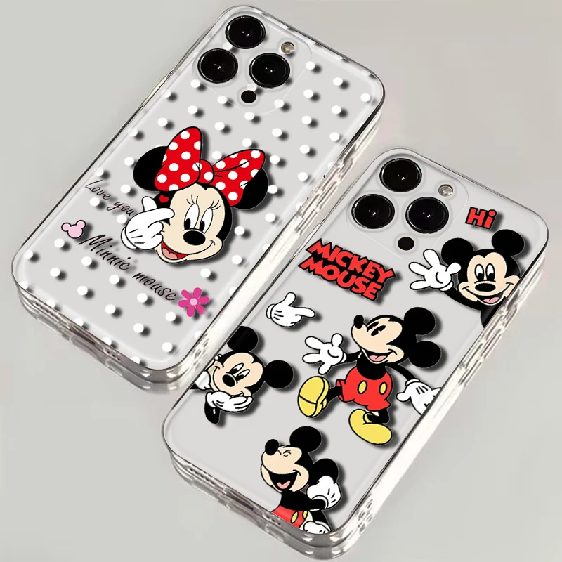 A5 Mickey and Minne Soft Case for Moto G4 Plus G41 G5 Plus G50 G51 G5S G6 Play G60 G7 Power G71 G5 G9