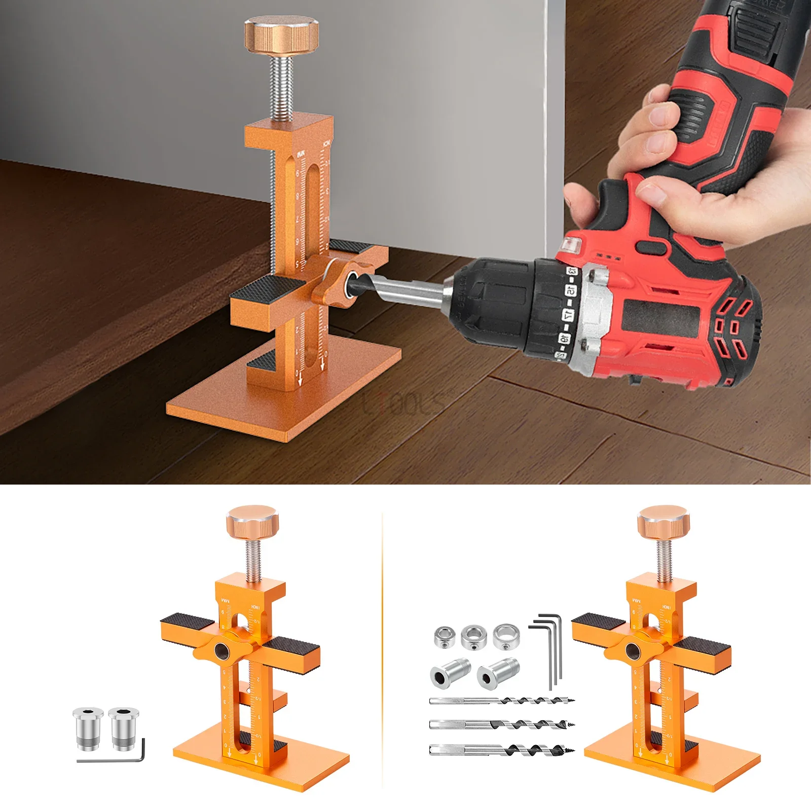 

Инструмент для позиционирования двери шкафа Регулируемый позиционер для установки двери шкафа со сверлом Монтажные проекты из алюминиевого сплава