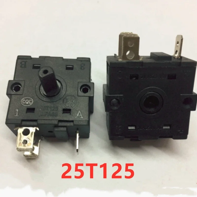 10pcs Electric Heater Electric Oil Ding Shift Switch 25T125 PA66 Heating Switch Triangle Cycle Gear
