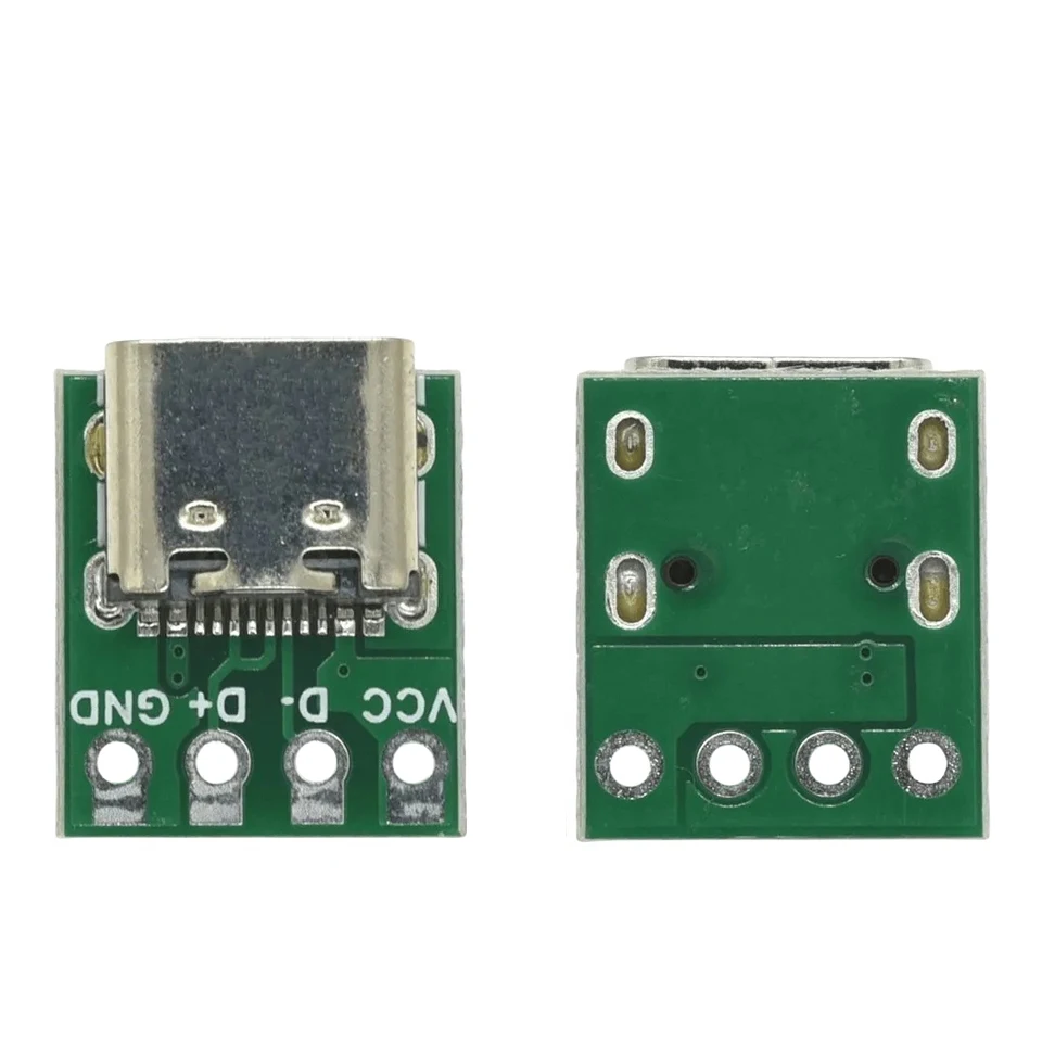 1–100 Stück USB 3.1 Typ C-Stecker – 16-poliger Leiterplatten-Adapter, Buchse für die Übertragung von Datenleitungenkabeln – Detail 2