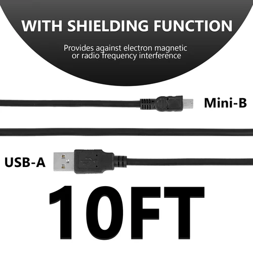 Imagen 2 del producto Geekria para Creators Cable de micrófono micro USB a USB de 10 pies / 300 CM, compatible con HyperX QuadCast SAMSON Meteor