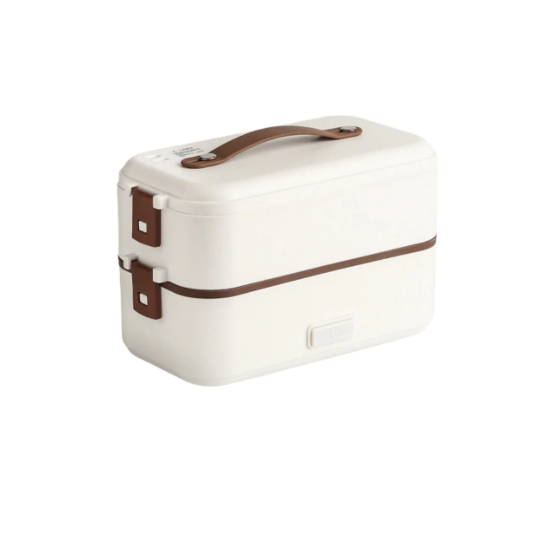 

Portable electric lunch box 1 bottle pc car stainless steel plastic 2-in-1 household insulation heating lunch box can be plugge