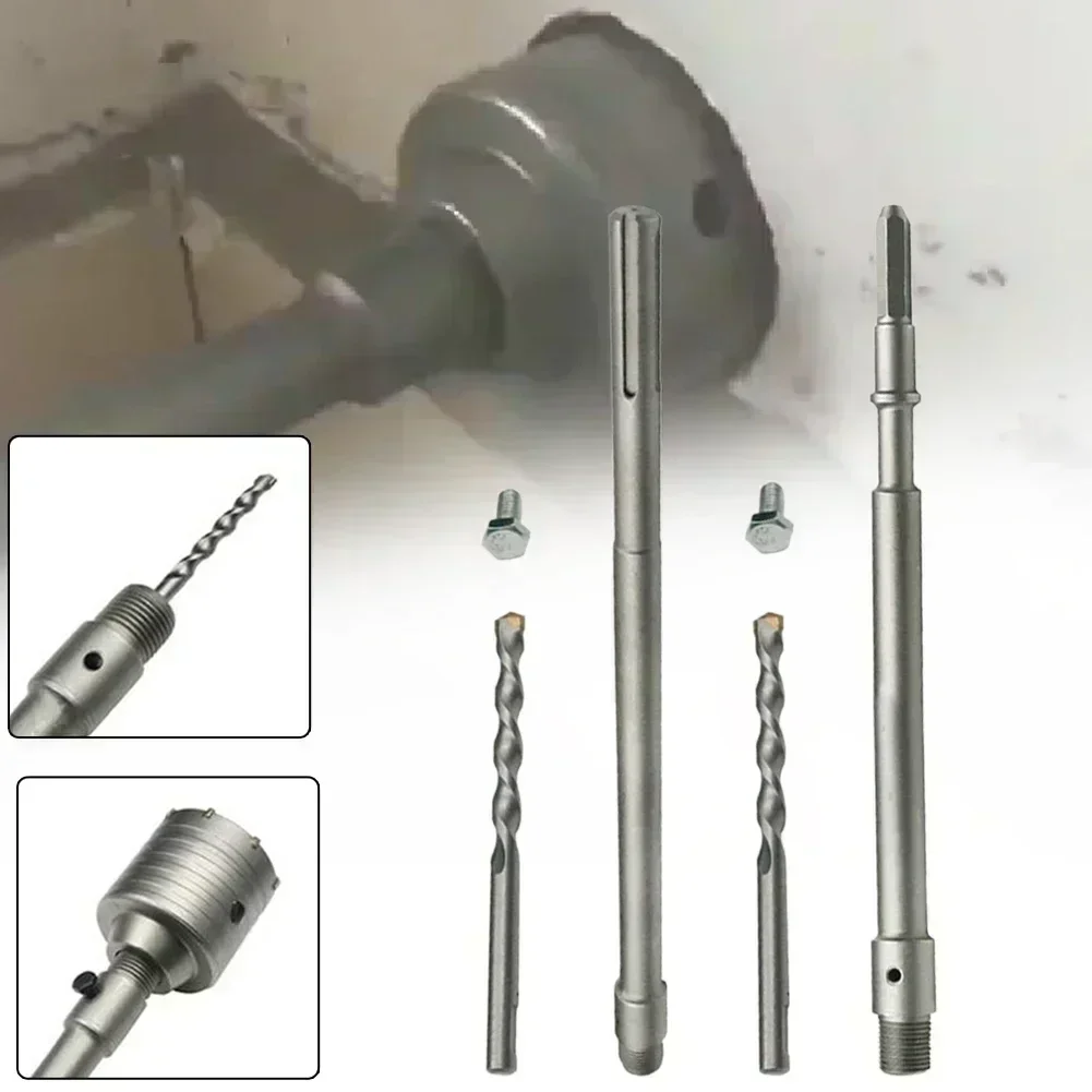 

320mm SDS Plus Hex Shank Wall Hole Saw Drill Bit Steel Carbide Concrete Hole Saw With Connecting Rod Concrete Cement Stone Tool