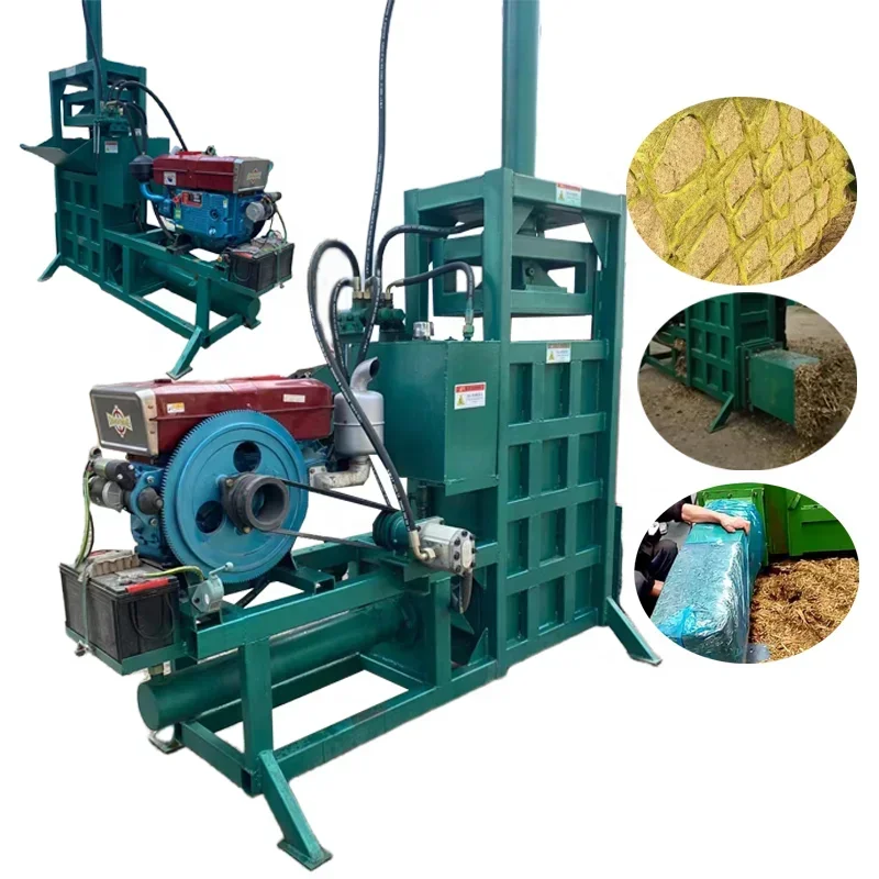 Automation Small Square Grass Mini Round Straw Hay Baler Machine