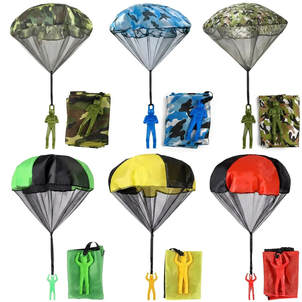 Paracaídas Volador de Juguete para Niños, Paracaídas de Lanzamiento Manual para Interiores y Exteriores, Regalos de Cumpleaños Únicos para Niños y Niñas de 4 a 8 Años