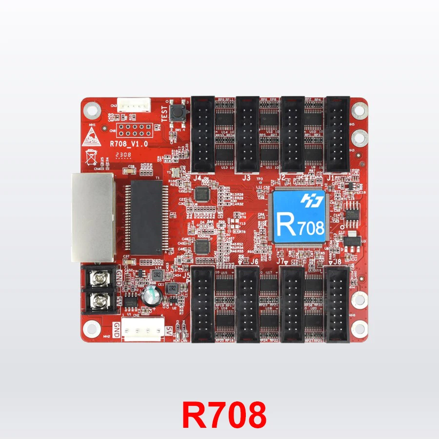 Huidu Tam Renkli LED ekran Alıcı kartı Huidu Gönderme kartı C16L, A3-4-5-6L, T901 vb. ile çalışır