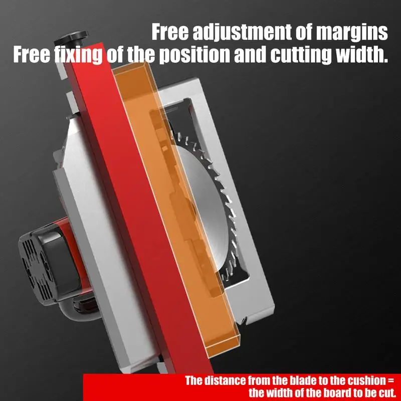 

1Pc Circular Saw Guide Rail, Precision Adjustable Cutting Machine Base Guide for Woodworking Precision Cutting and Milling Tasks