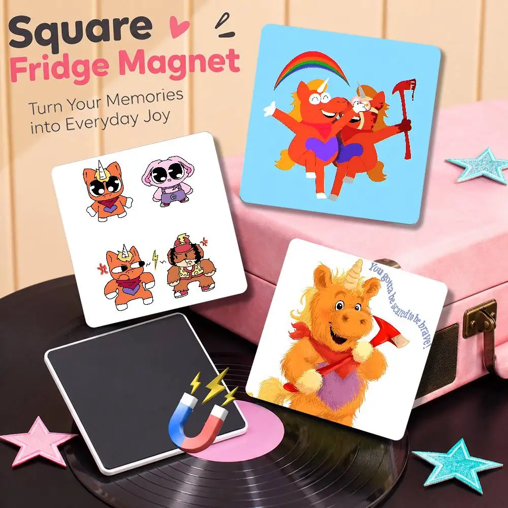FOR Buddy the Unicorn Magnetic Refrigerator Magnets Cute And Creative Refrigerator Magnets Souvenirs And Gifts