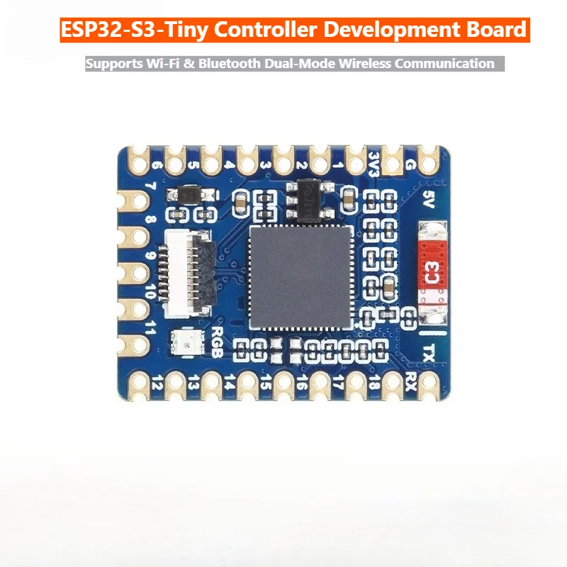 esp32-s3-tiny-開発ボード-デュアルコア-240mhz-wifi-bluetooth-50-4mb-フラッシュメモリ-2mb-psram-arduino-用