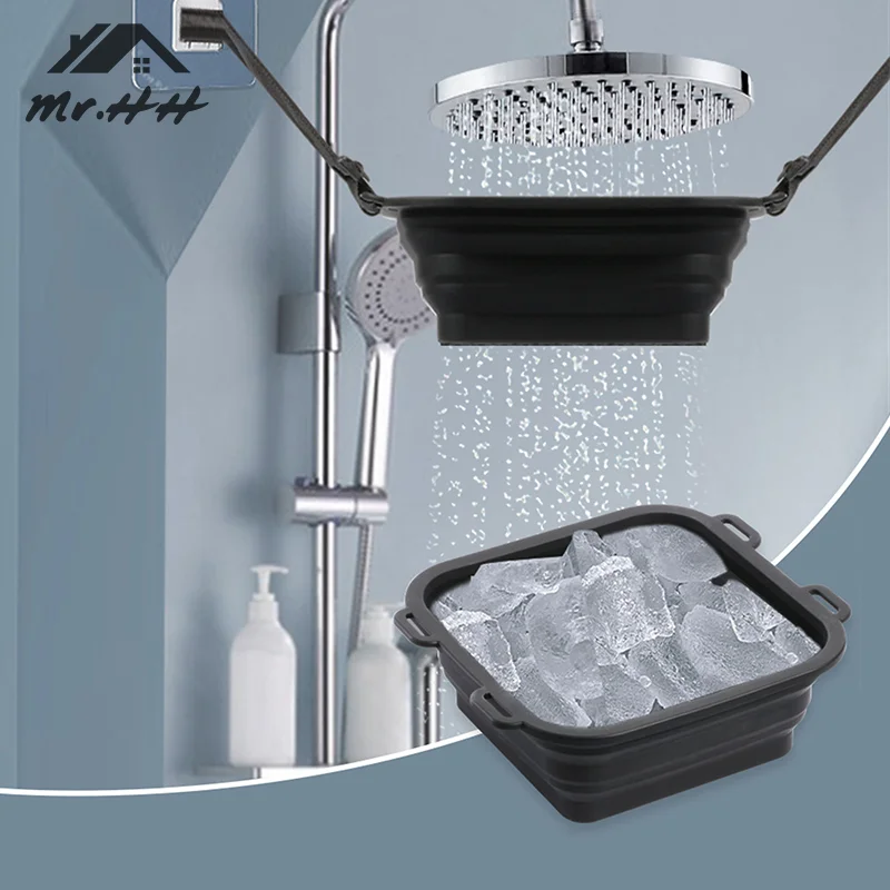 Filter Shower Shower Filter Shower Ice Bath Folding Portable Cooling Shower Head Home Bathroom Quick Water Heat Release