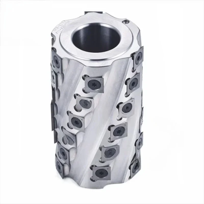 High-quality spiral cutter heads for vertical axis machines can tool woodworking machinery parts
