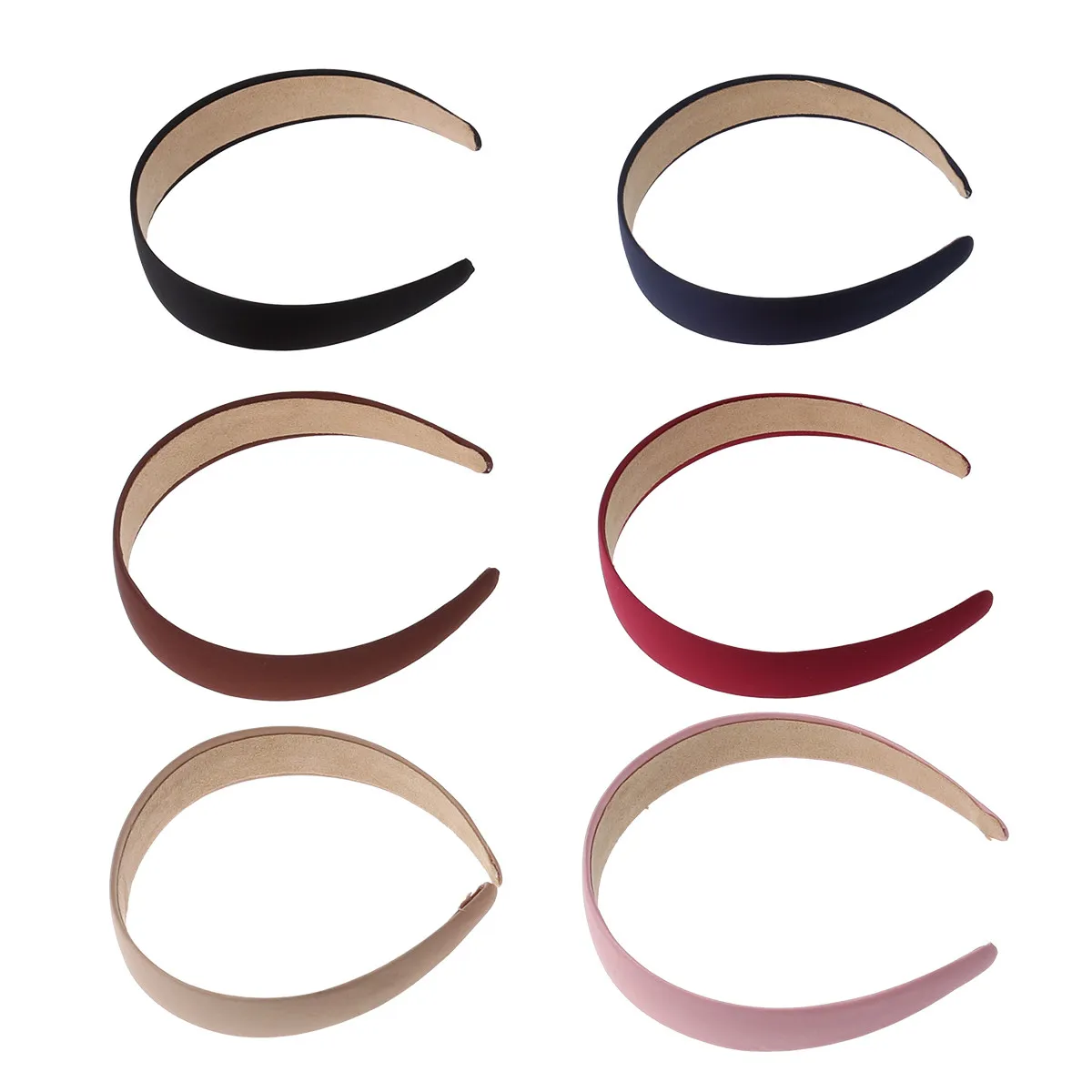 

6Pcs Wide Non-Slip Headband for Women Girls Pure Color Fashionable Hairband Suitable for Everyday Wear Makeup Facial Care
