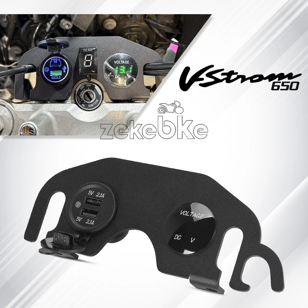 Motorcycle Dash Panel Auxiliary Shelf Aftermarket Fit Parts For Suzuki V-strom650 DL650 2004 2005 2006 2007 2008 2009 2010 2011