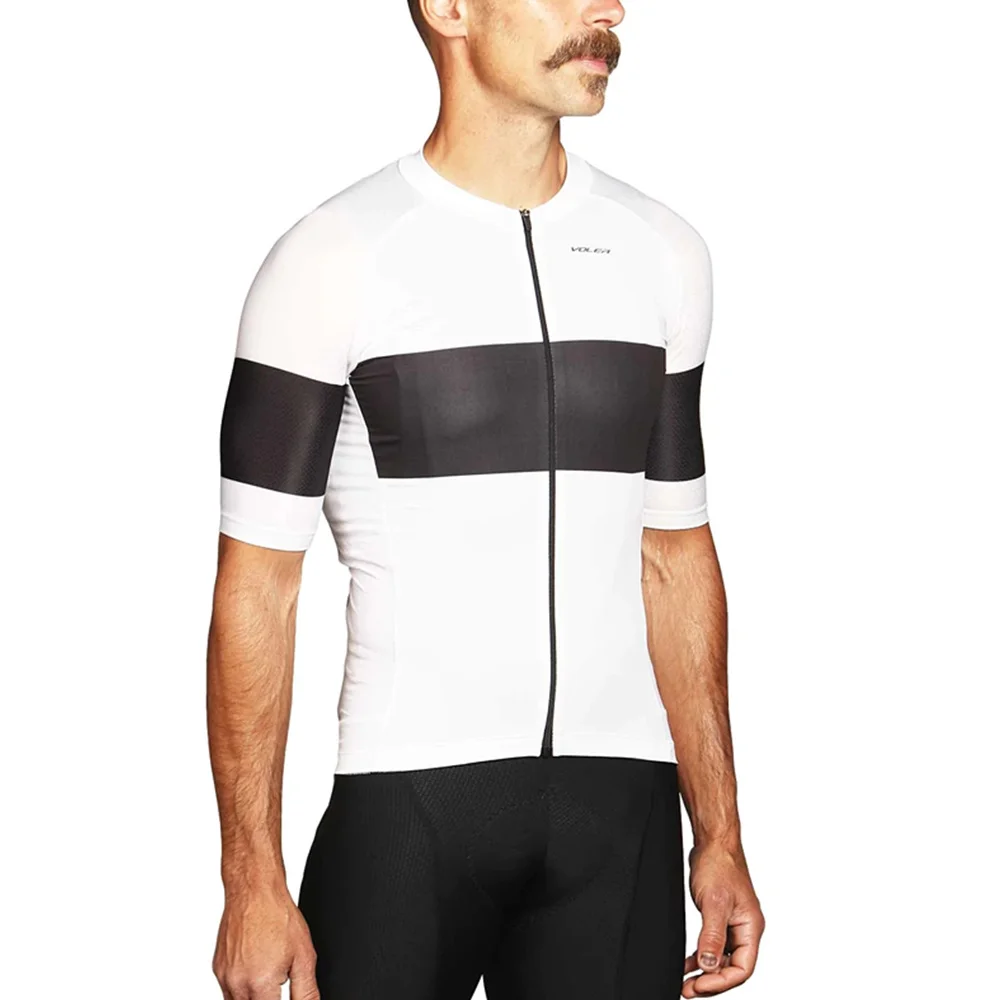 Voler Men's Cyclling Classic Jersey Quick Dry Breathable Short Sleeve Bicycle Shirt Ciclismo Maillot Hombre Mtb Lightweight Tops