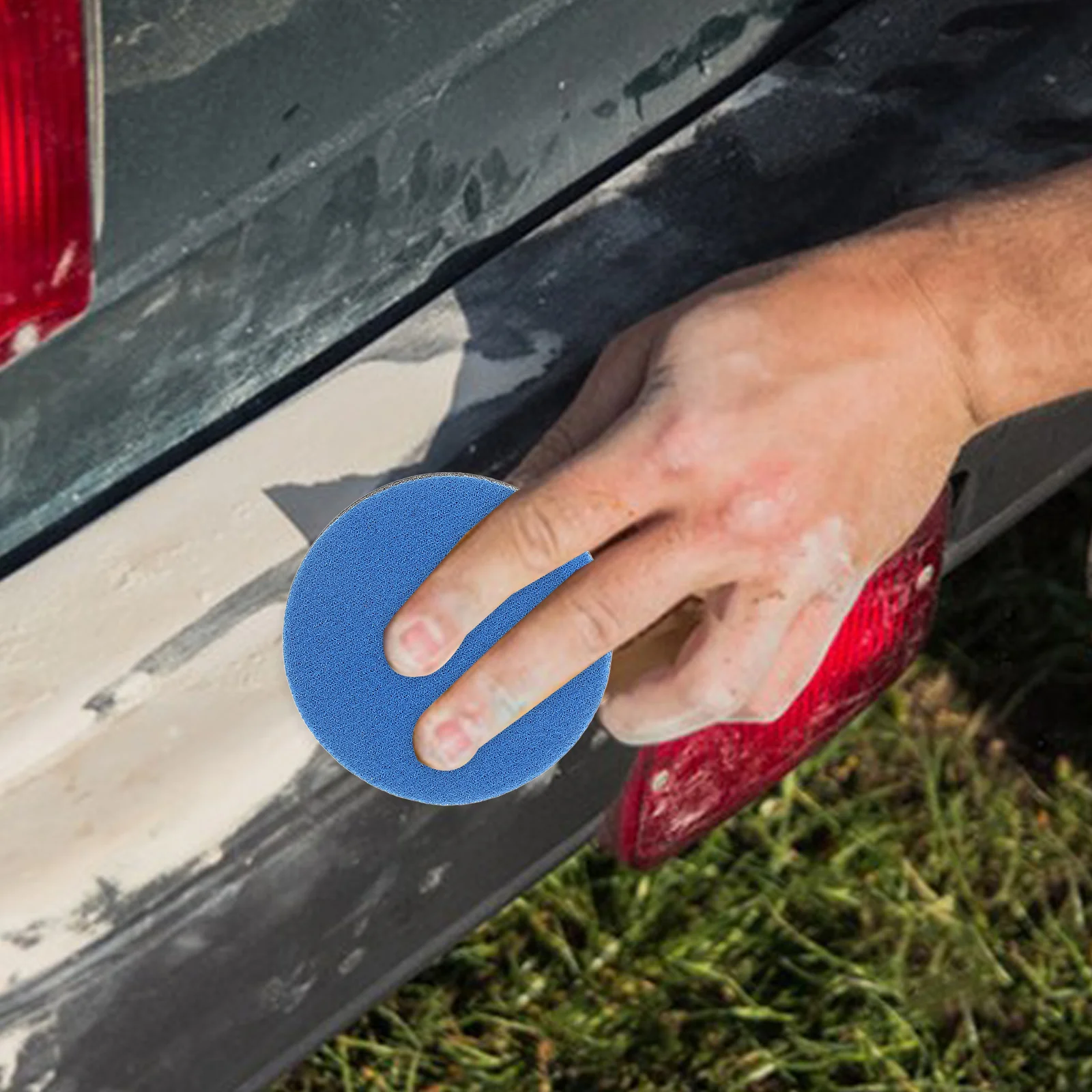 

5 PCS Glass Scratch Repair Tablet Car Polishing Pads Sandpaper Drill Sponge Kit