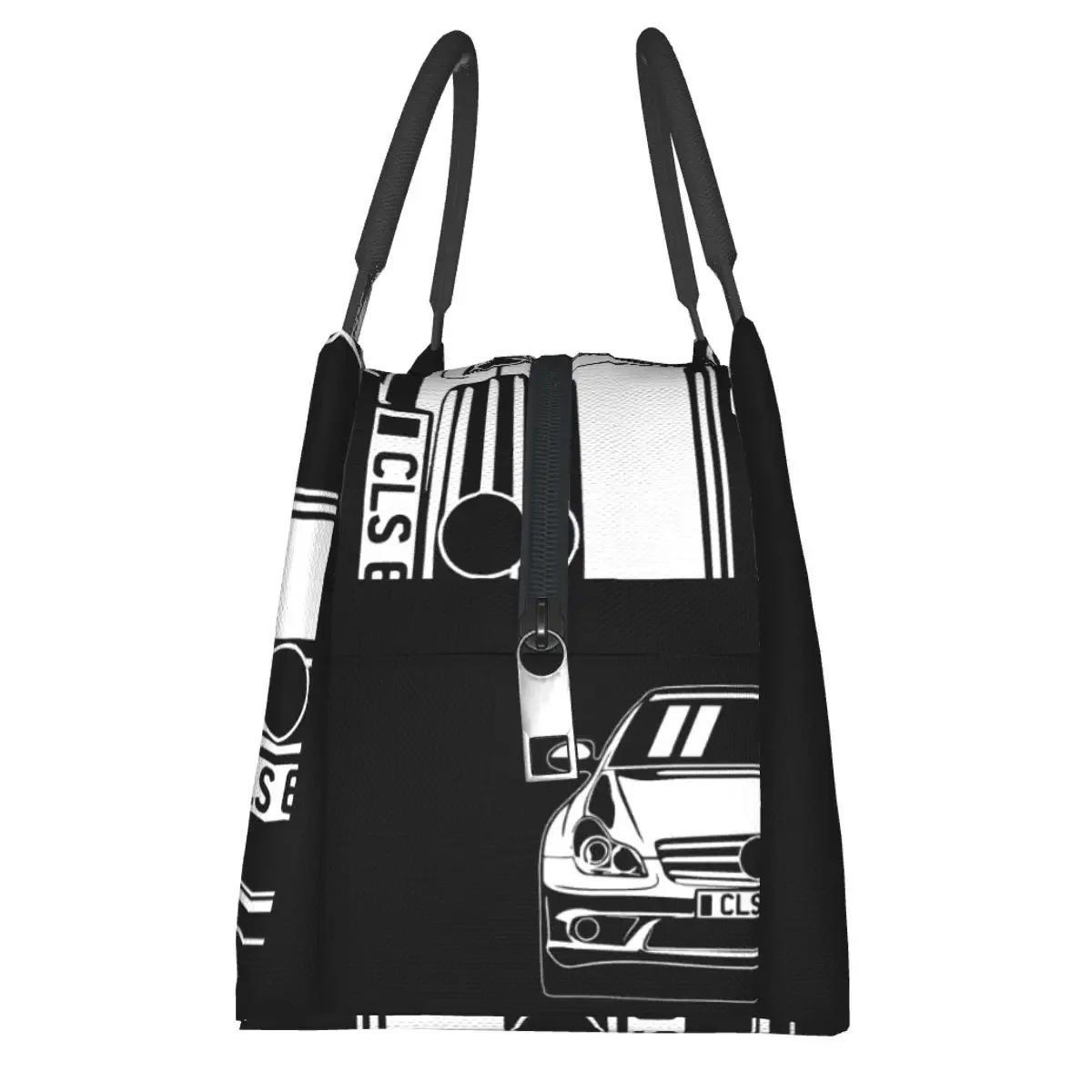 Illustration einer klassischen cls63 c219 cls Klasse w211 Lunch pakete isoliert Bento Box wieder verwendbare Lunch Tote Picknick taschen Thermo tasche