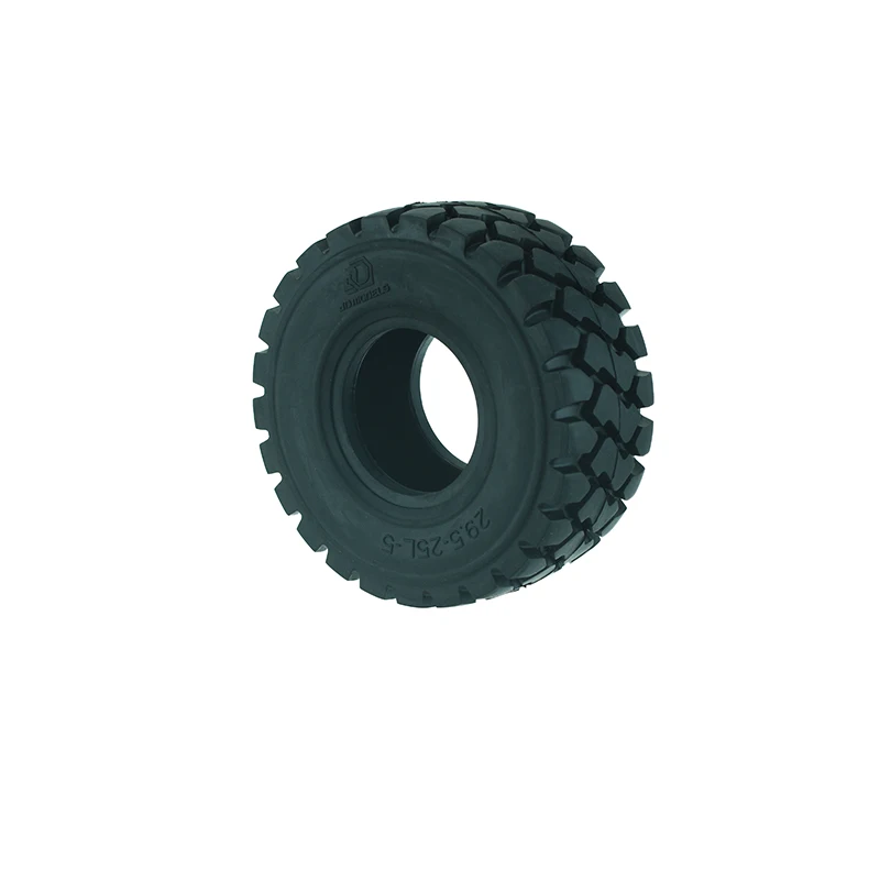 1 Pair Rubber Tyres Bulldozers Tyre 137mm for 1/14 Tamiya RC Truck Heavy Duty Trailer Tipper Scania 770S Actros MAN Volvo Parts