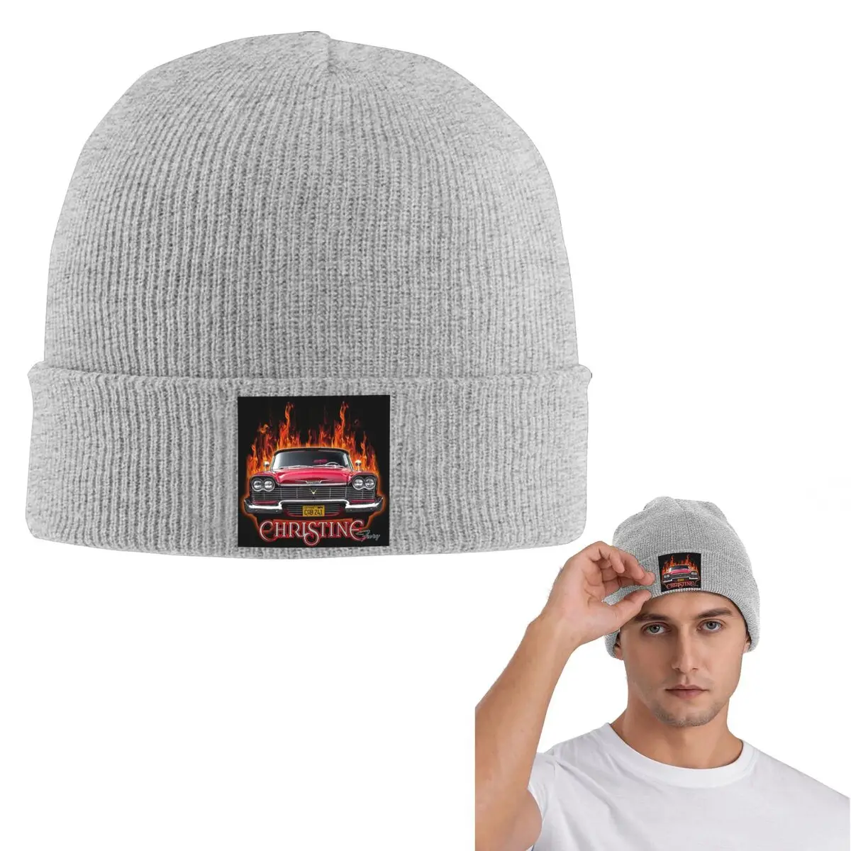 

Джон Карпентер Кристин фильм ужасов теплая вязаная шапка хип-хоп шляпа осень зима уличные шапки шапки для взрослых унисекс