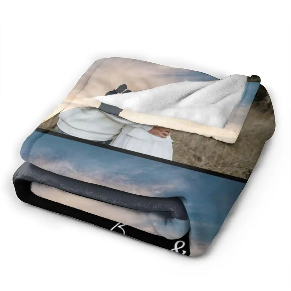 الآباء الشخصية إضافة صورة نص اسم الشعار بطانية مخصصة للرجال والنساء والأصدقاء والأب والأم #4