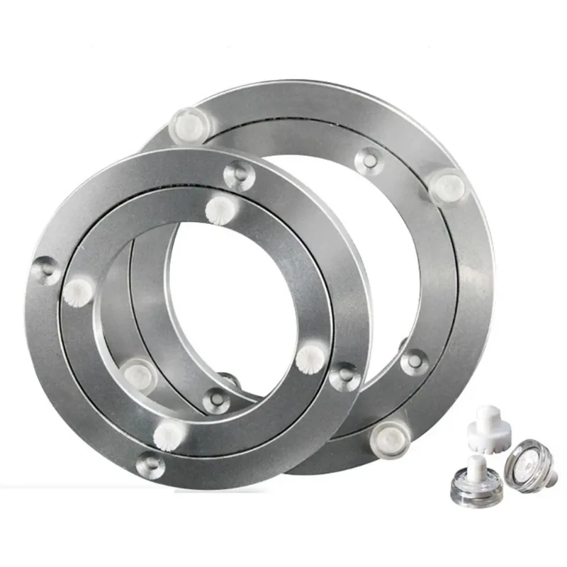 New Rotating Bearing Turntable Round Ball Bearing Bearing Plate Base Heavy Duty Smooth Table Turntable Kitchen Hardware