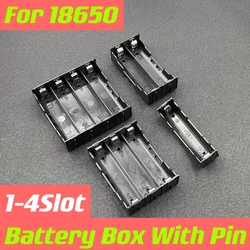 Hard case 18650 Power Bank Cases High quality DIY battery box 1 2 3 4 Slot Container With Hard Pin Easy welding Upgrade ABS