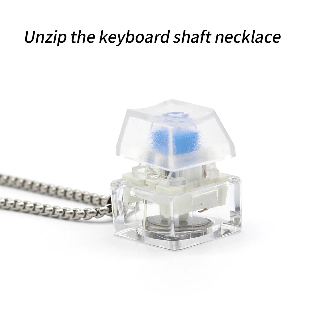 

Switch Tester Unzip the Keyboard Switch Necklace Jewelry