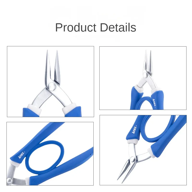 ANEX Wire Looping Pliers for Jewelry Making, Professional Jewlery Pliers Tool,  Jewellery Clamping Pliers,  Made in Japan