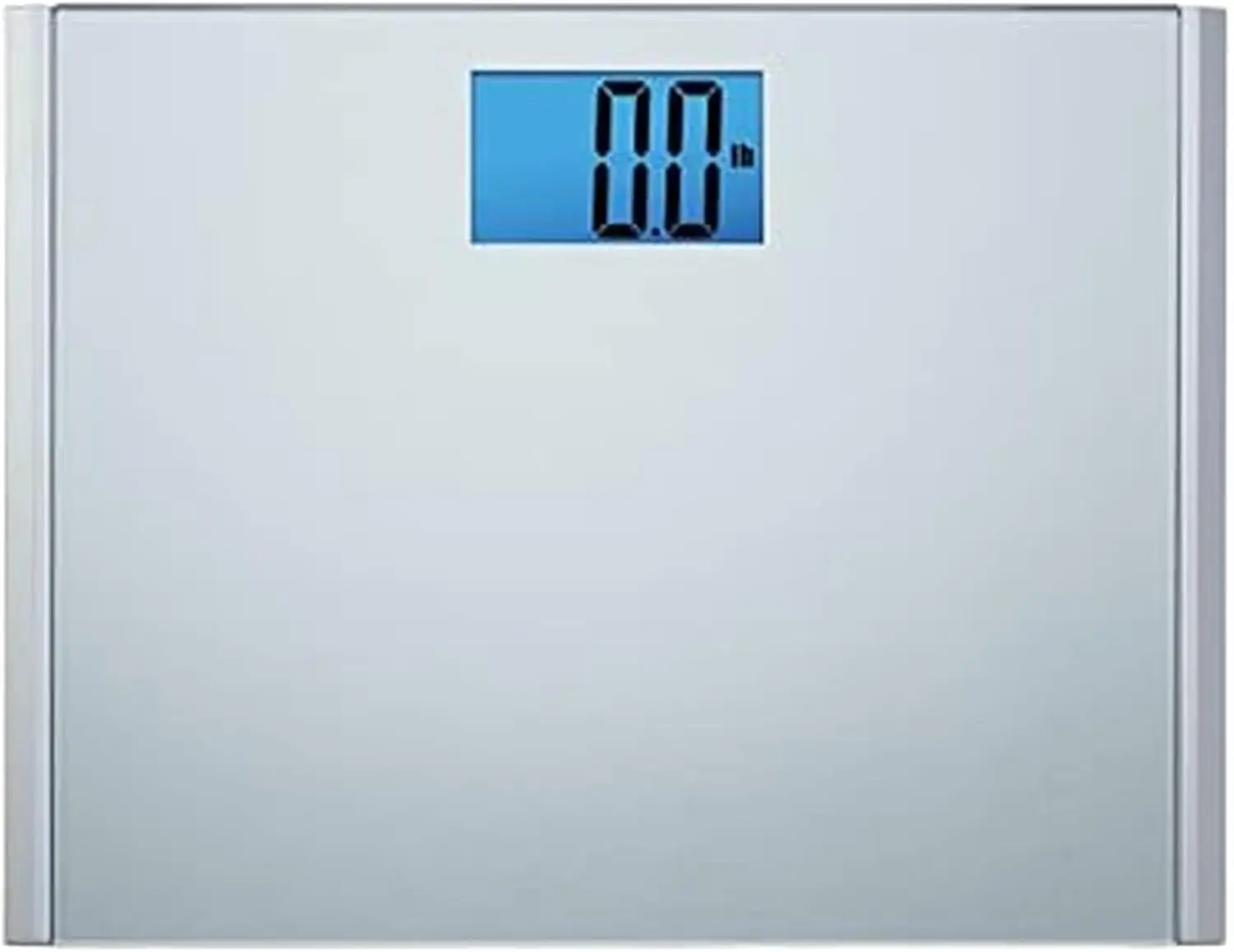 

Digital Bathroom Scale with Step-On Tech, 440-lb Capacity, Wide Platform for Home Fitness and Weight Management in Grey