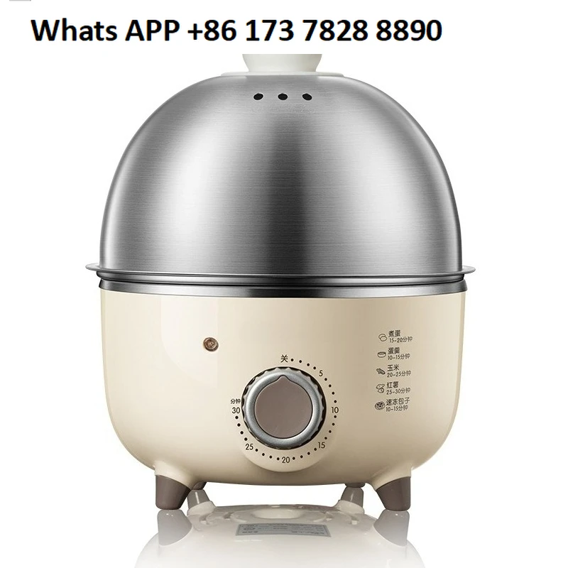 

Egg cooker ZDQ-B07C3 stainless steel 304 can be timed for household small automatic power-off mini egg steamer