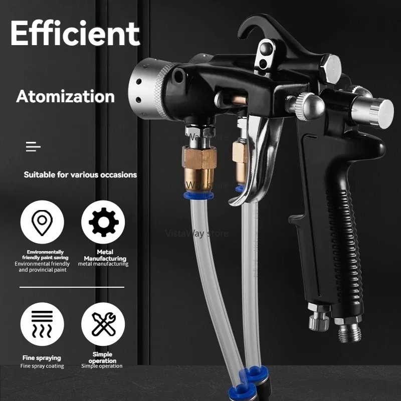 Double Ended Water in Sand Special Exterior Wall Coating Imitation Stone Water in Water Colorful Paint Spray Gun Spray Gun