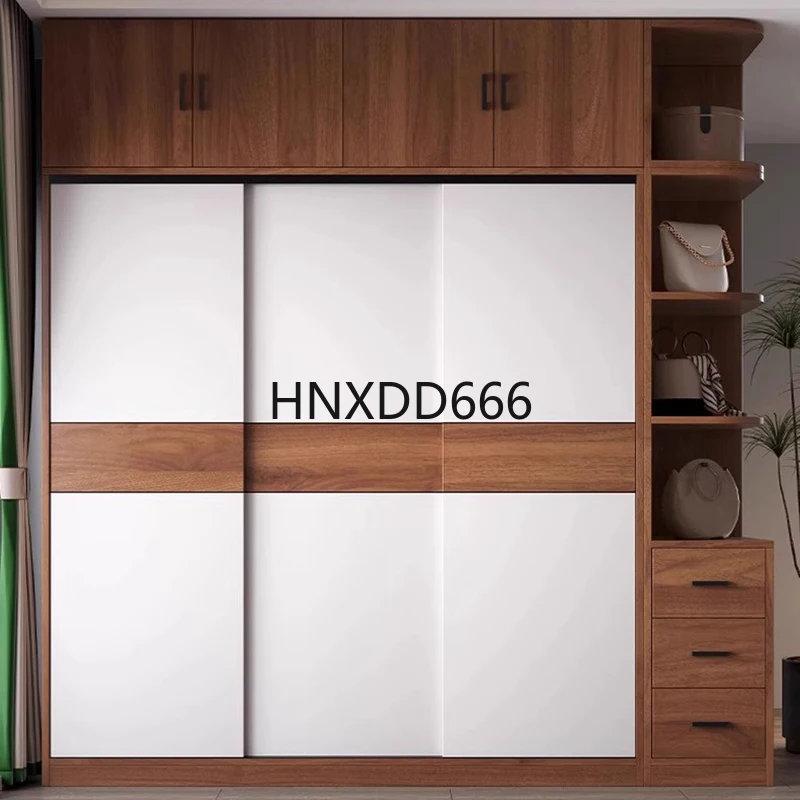 

Скандинавский шкаф-органайзер для хранения одежды для спальни, тканевый шкаф, перегородки, полка, деревянная мебель для отеля Guarda Roupa