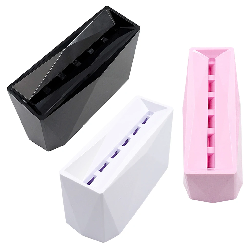 Durable 6-Hole Tweezer Storage Rack Organizer for Eyelash Extension Supplies