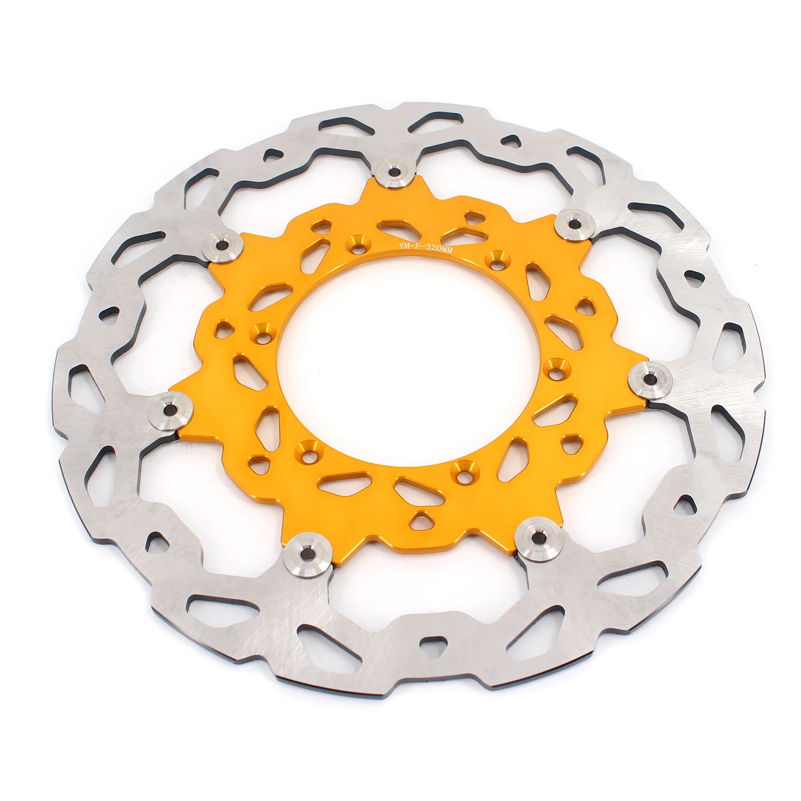 

KKE 320mm Floating Brake Disc Front Aluminium Brake Rotors Compatible