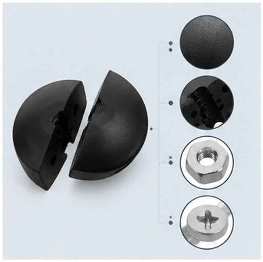 1Set High Strength Rubber Hose Reel Stopper Ball 10Mm Id for Spring Driven Oil Retractable Hose Reels Organizing