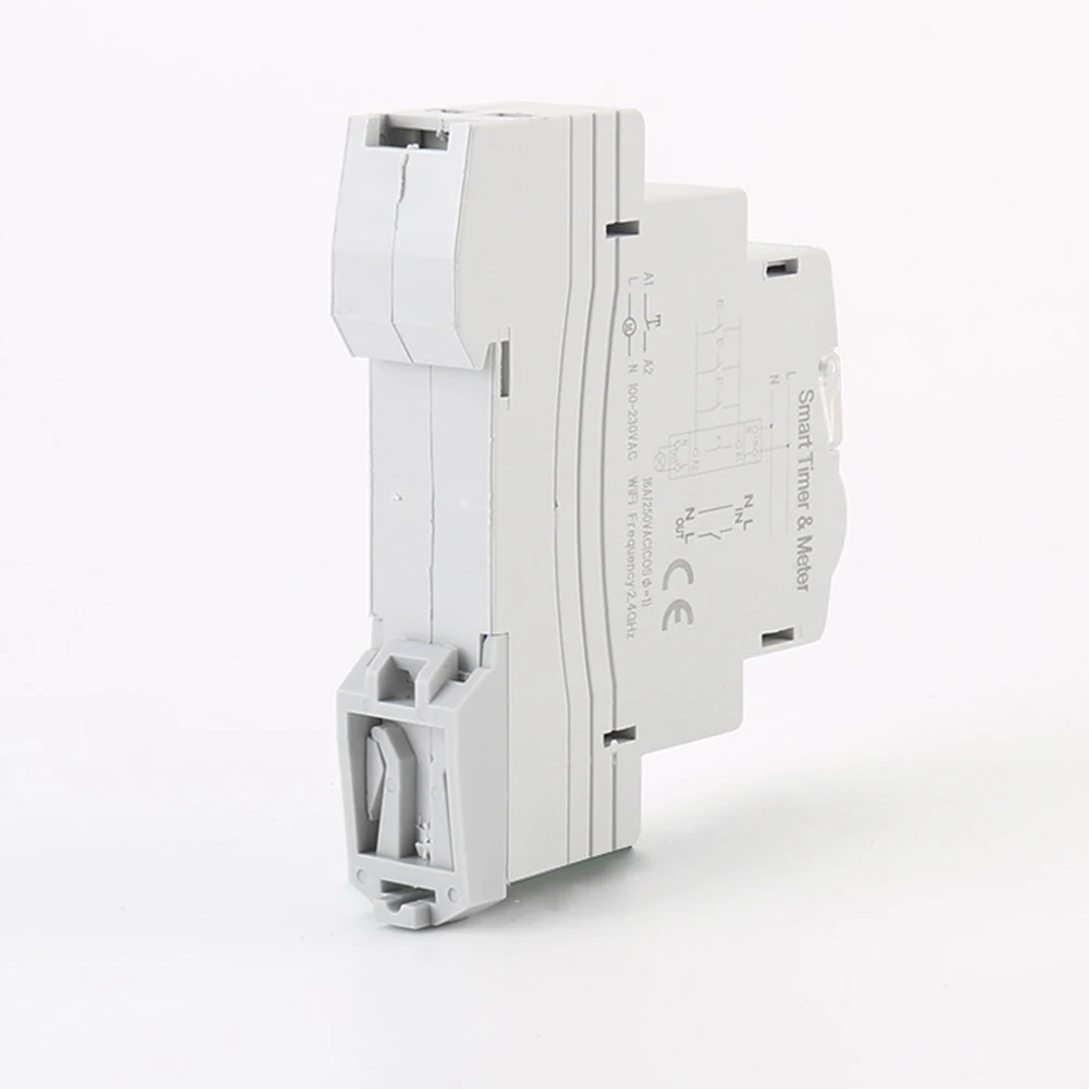 1PC ATMS2002Z For-Zigbee Smart Switch Energy Monitoring MultiFunction DIN Rail Timer Electrical Equipment Switch Accessories