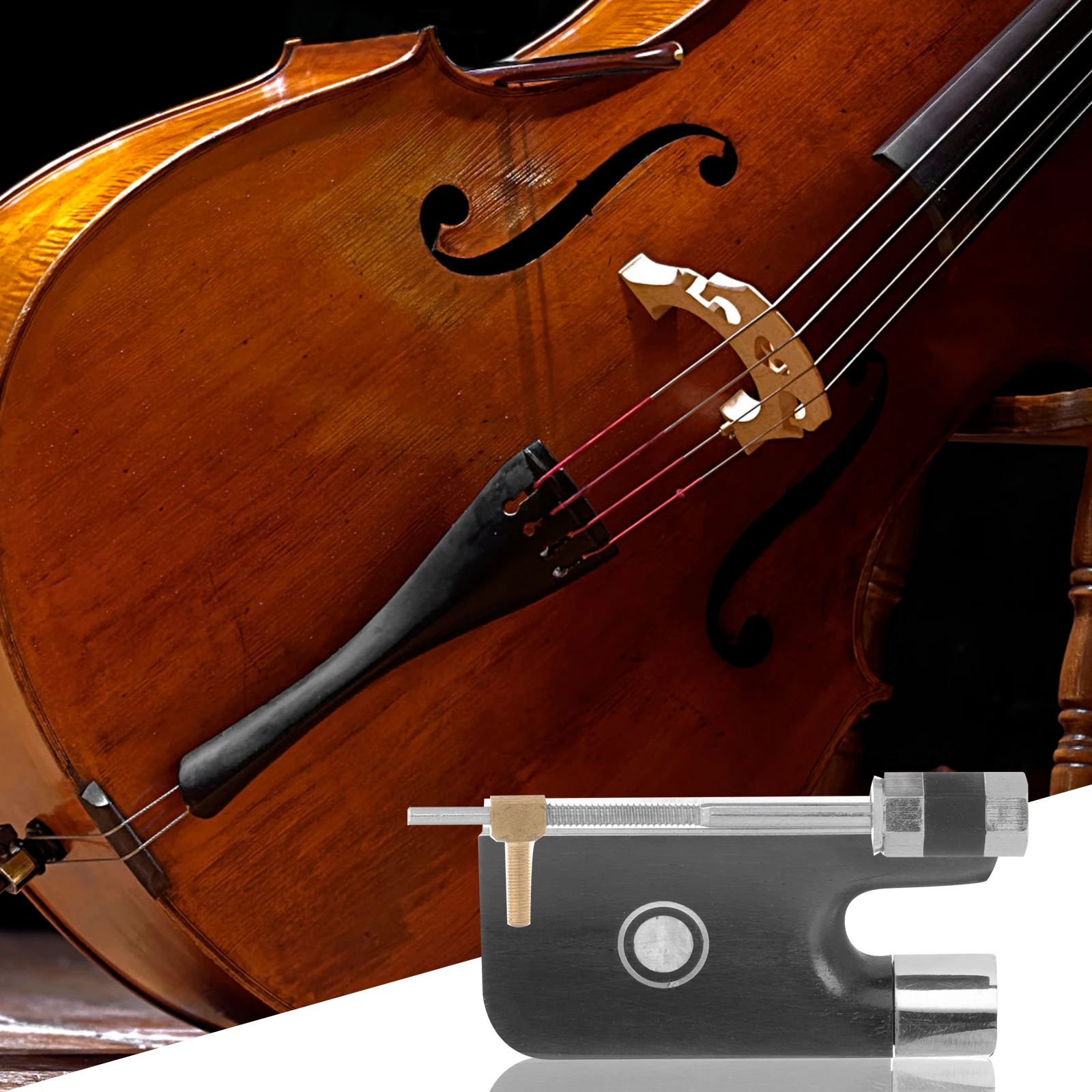 

1 Set Metal Violin Bow Frog Replacement Accessory With Screw Durable For Cello Violin Bow Parts Professional Accessories Easy