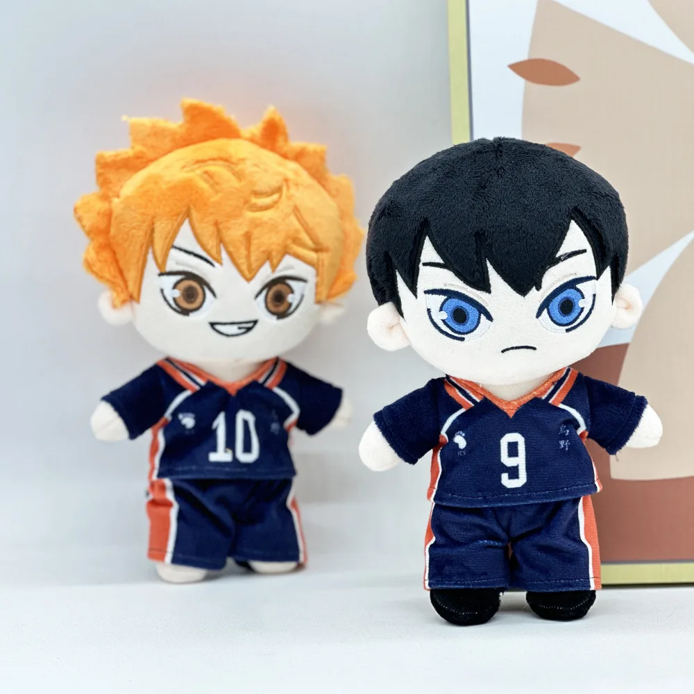 Haikyuu Pluszowa lalka Anime Siatkówka Miękka wypchana lalka Haikyuu! ! # 9 # Pluszowa poduszka Hinata Shoyo Tobio Kageyama 10, zabawka dla dzieci