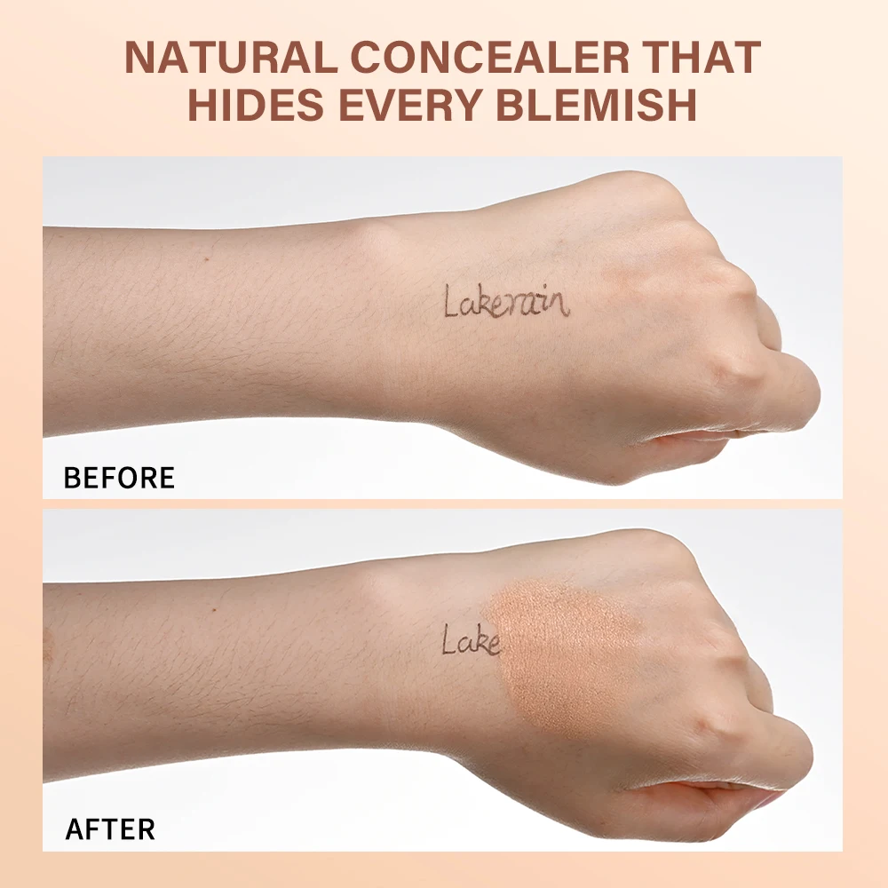 4 色アイブライトニングコンシーラー & 輪郭フルカバレッジにきびスポットくま輪郭コンシーラー女性のためのアイメイクアップ製品