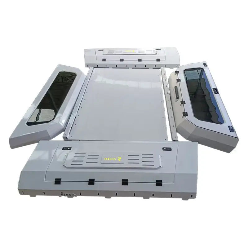 

Dream Garage High Quality Aluminum Tonneau Cover Front And Rear Glass Windows OEM Pickup For F150