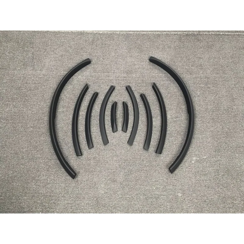 Premium PU Wheel Arch Flares Molding Trim Wheel Eyebrows for Q7 4L 2007-2015