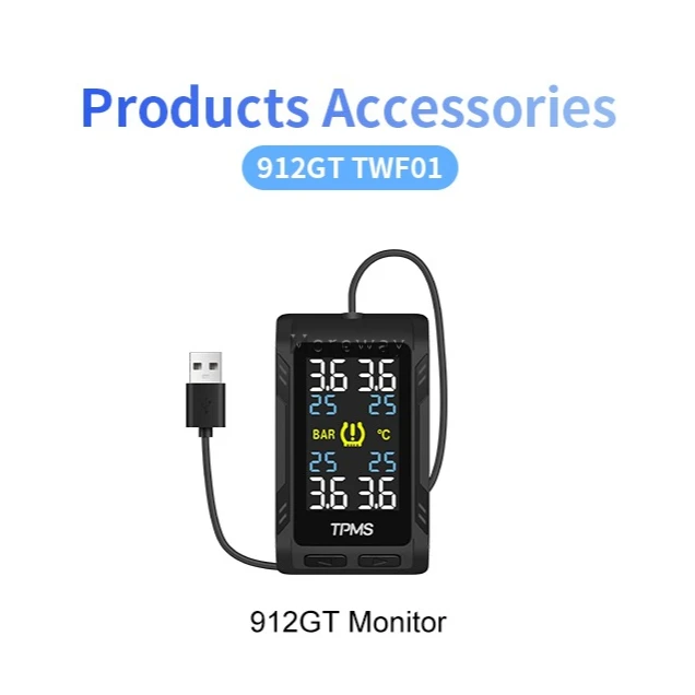Универсальная цифровая клейкая система контроля давления в шинах TPMS для Toyota Highlander Camry Costa Izoa Zelas Scion tC, аксессуар
