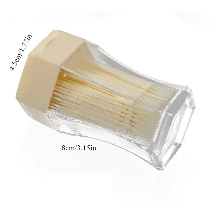 200Pcs/Lot Random Box Soft Plastic Double Head Brushed Toothpick Oral Care 6.2cm Interdental Brush for Dentures Teeth Whitening