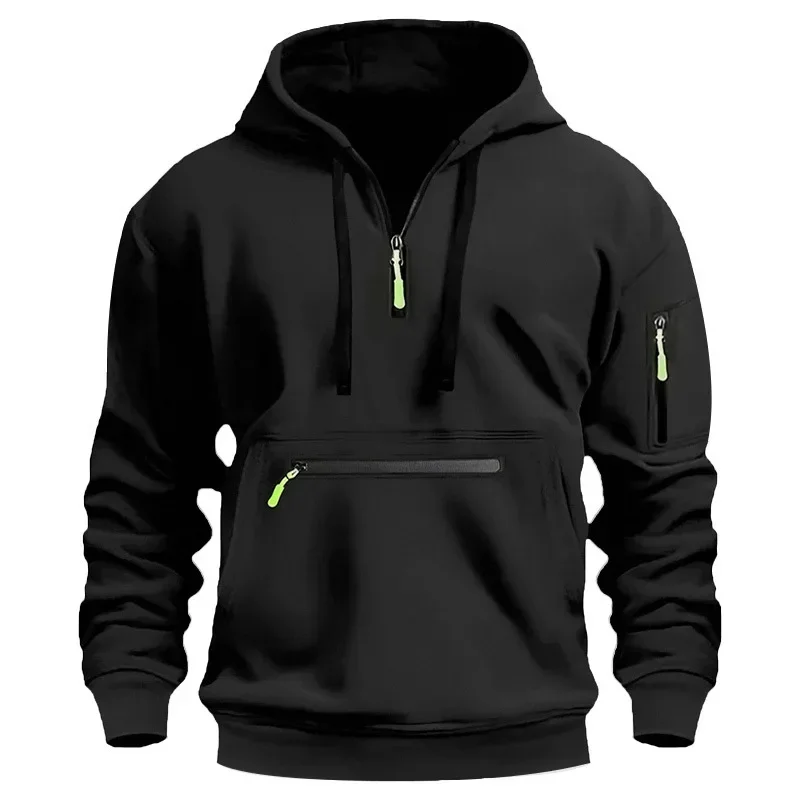2026 New Men's and Women's Fashion Casual Hoodie Autumn/Winter Multi Pocket Fashion Loose Super Large Hoodie Men's Wear