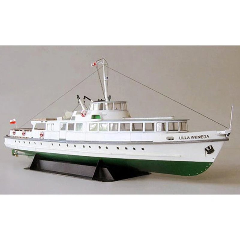 1:100 Polen Fähre Schiff feine 3D DIY Papier karte Modellbau sets